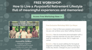 free workshop on how to live a purposeful retirement lifestyle