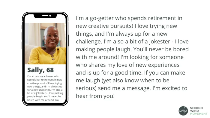 Examples Of Dating Profiles For Females Over 60 - All You Need Infos