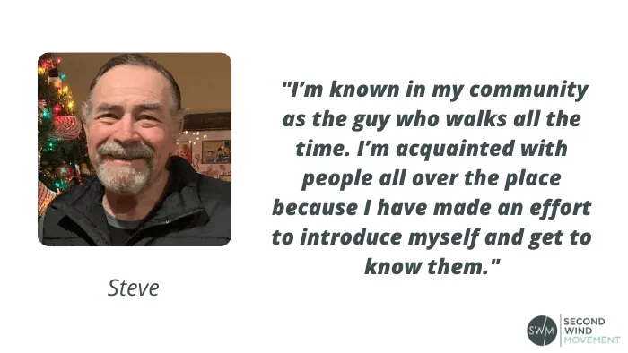 steve's quote about how being active and engaged in your community matters