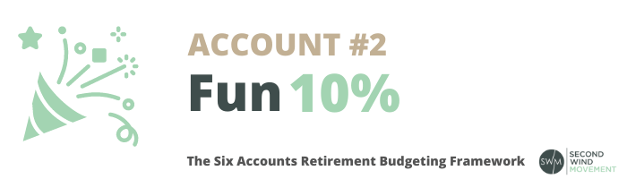fun account from the six accounts retirement budgeting framework