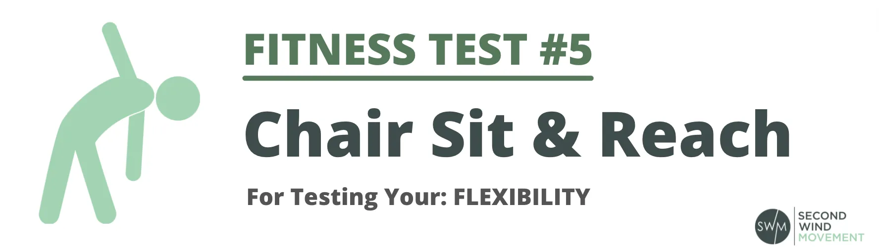 test how flexible you are with the chair sit and reach test