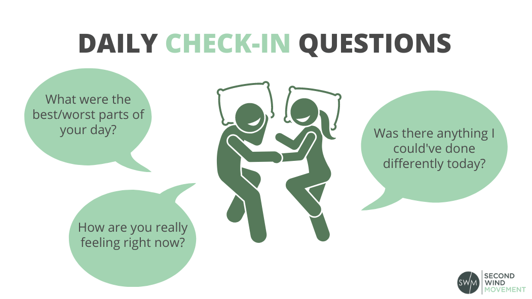daily check-in questions to bond with your spouse