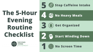 healthy evening routine with workouts