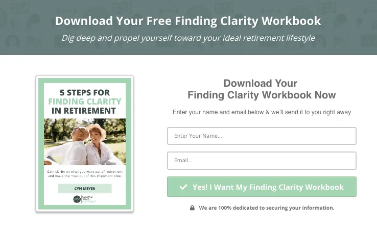 finding clarity in retirement workbook