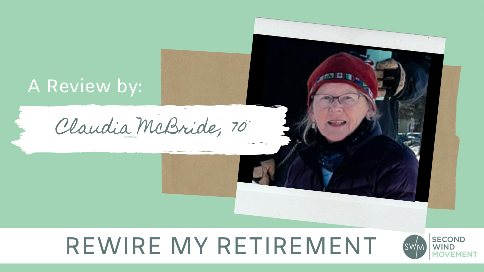 claudia mcbride's rewire my retirement testimonial youtube video